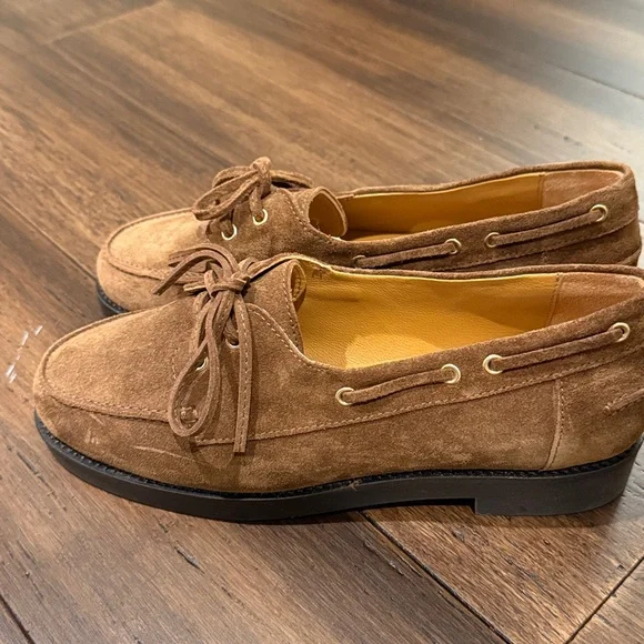 Sezane Brown Suede loafers - Picture 6 of 11